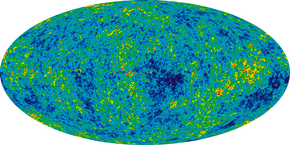Map of the cosmic microwave background